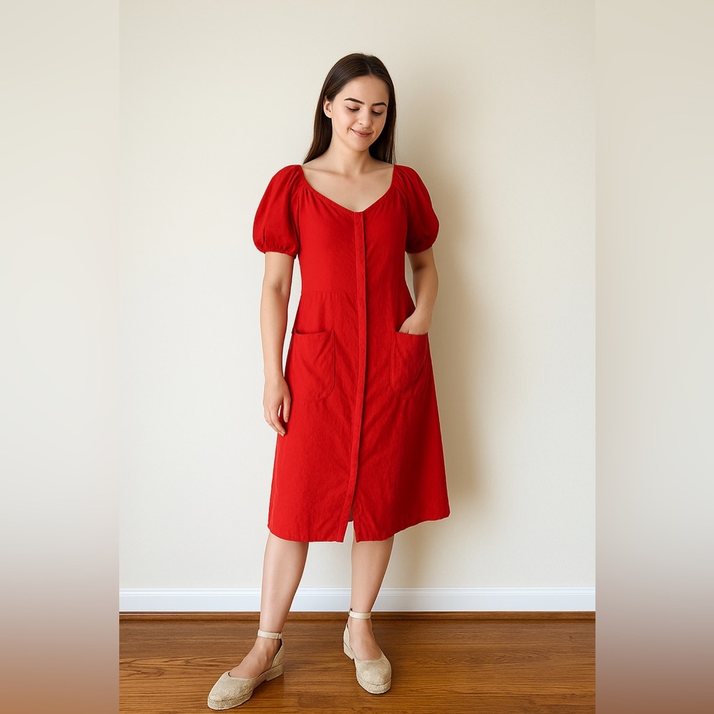 dRA Los Angeles || Linen Blend Dress